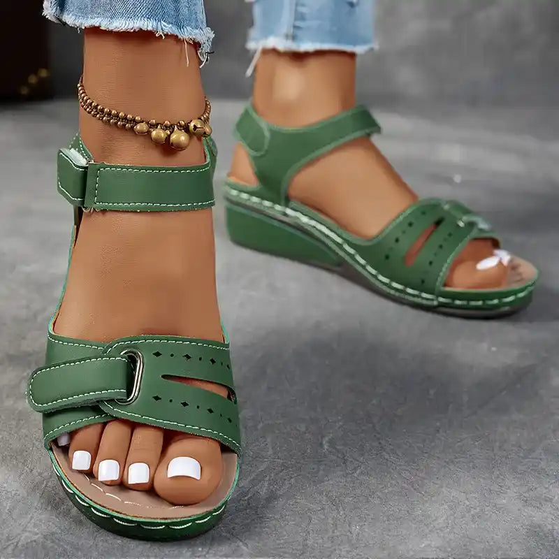 Women's Fashion Rhinestone High Heel Chunky Heel Sandals