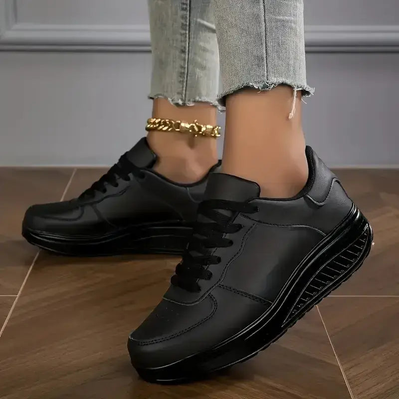 Women's Casual Fashion Breathable Platform Wedge Orthopaedic Sneakers