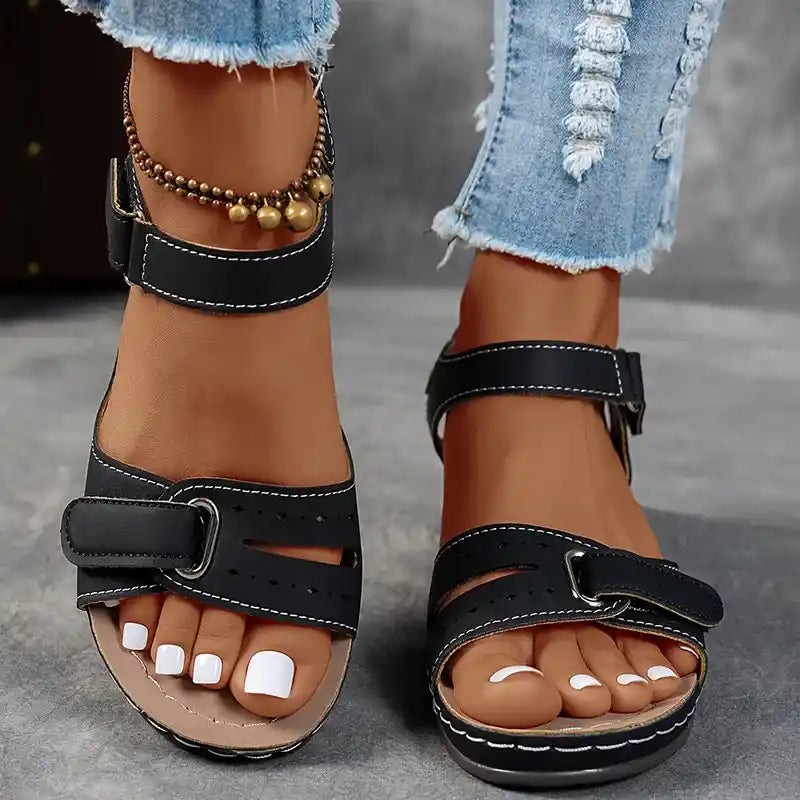 Women's Fashion Rhinestone High Heel Chunky Heel Sandals