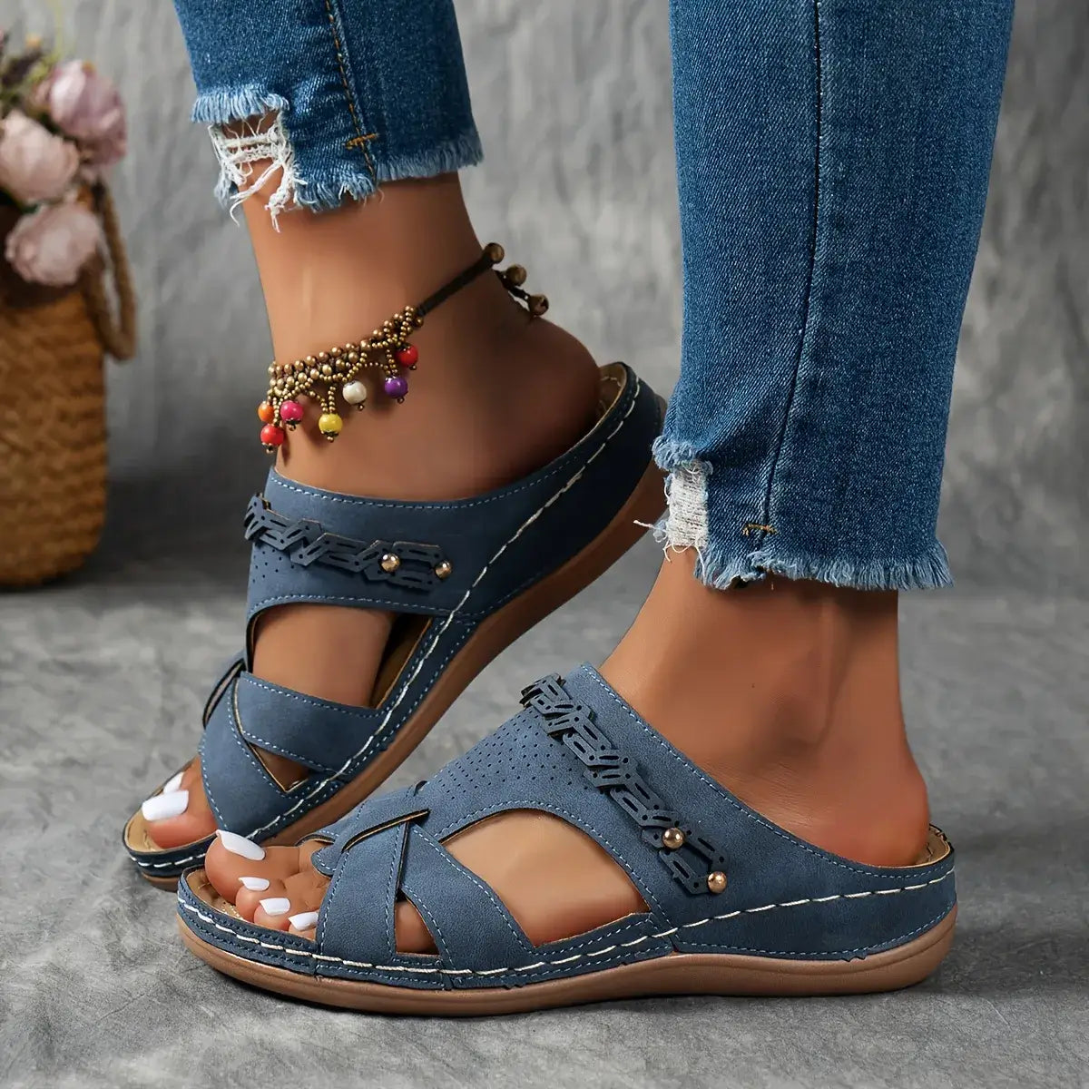 Women's Super Comfortable Slope Heel Soft Sole Orthopaedic Sandals