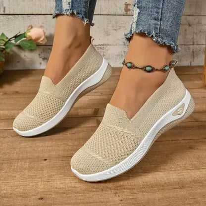 Women's Casual Breathable Slip On Orthopaedic Walking Sneakers