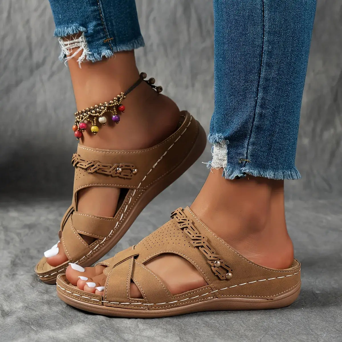 Women's Super Comfortable Slope Heel Soft Sole Orthopaedic Sandals