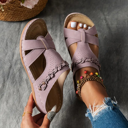 Women's Super Comfortable Slope Heel Soft Sole Orthopaedic Sandals