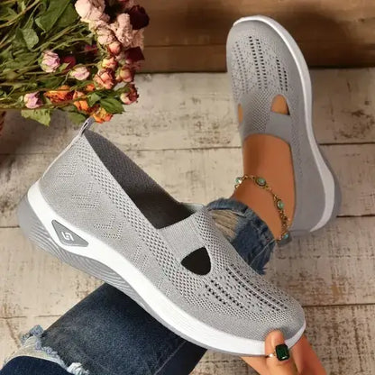 Women's Casual Breathable Slip On Orthopaedic Walking Sneakers
