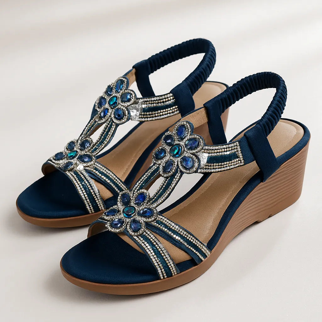 Lucia Wedge Sandals