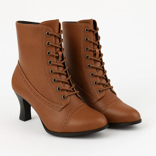 Valeria Mid-Heel Boots