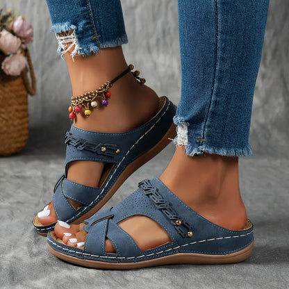 Women's Super Comfortable Slope Heel Soft Sole Orthopaedic Sandals